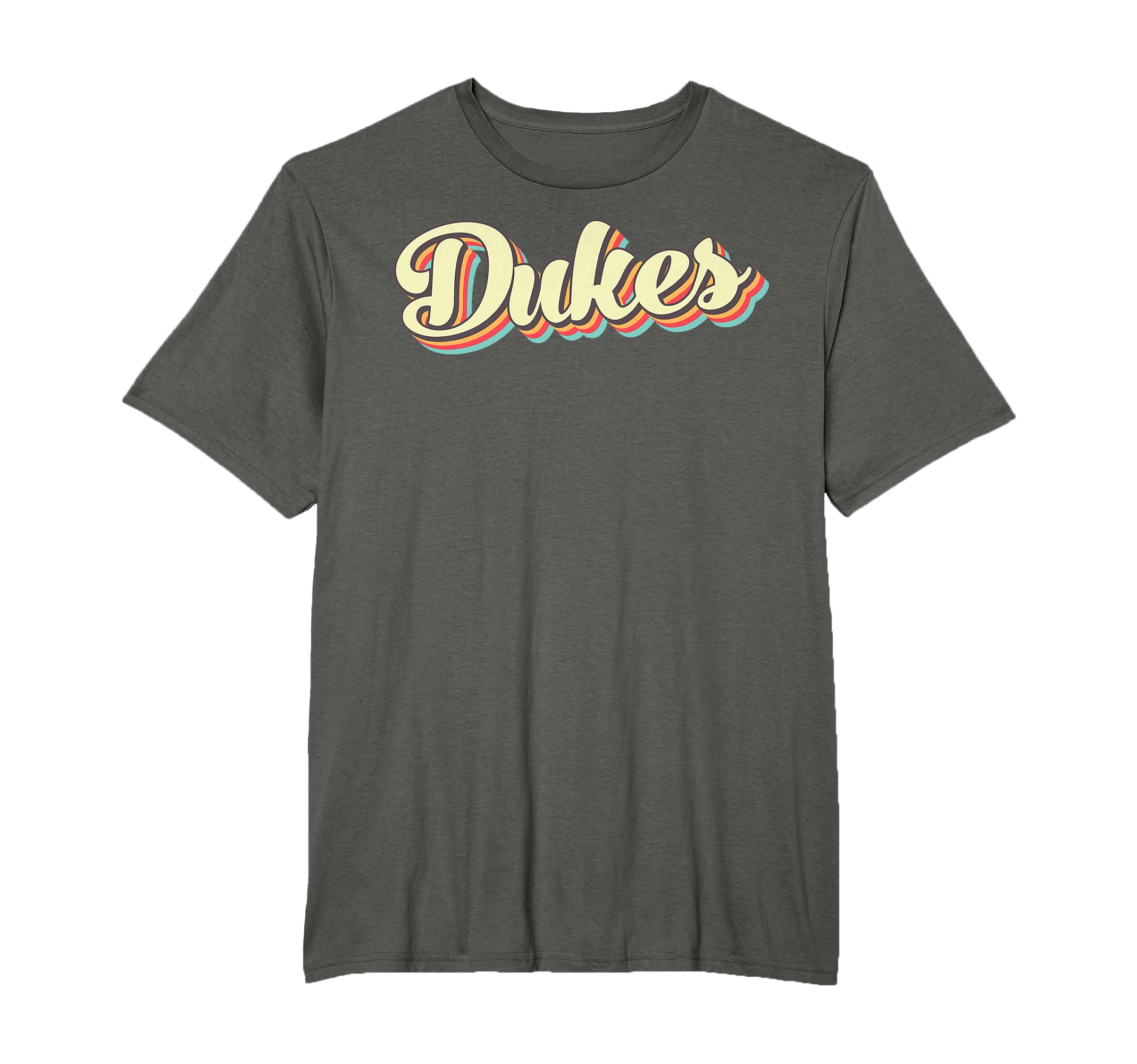 Dukes Art Baseball Font T-Shirt - Casual Everyday Wear for Adults - T-Shirt, Sweatshirt, Hoodie
