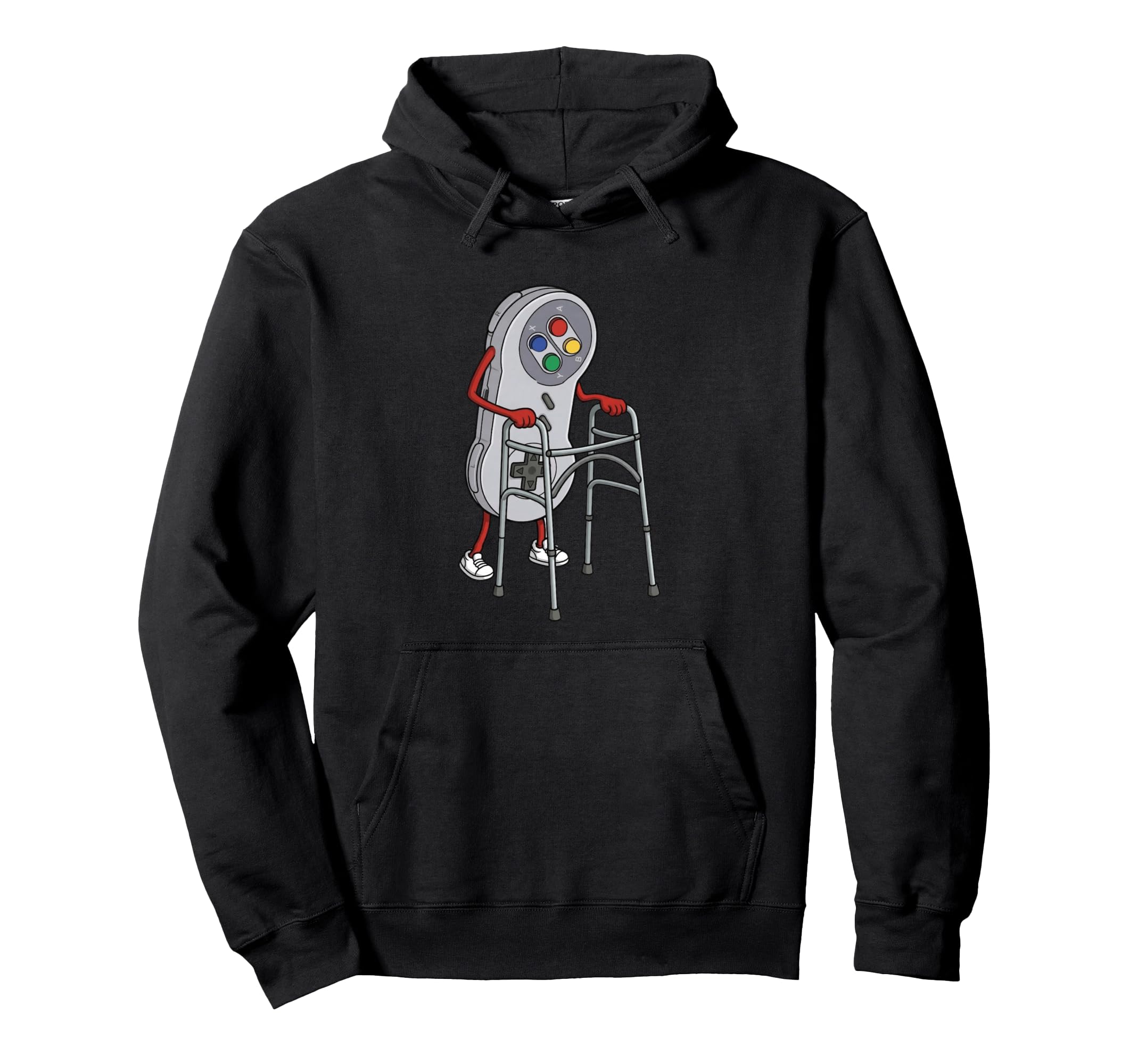 Funny Old Gamer Gaming 80S 90S Video Hoodie - Fun Novelty Design Men Women - T-Shirt, Sweatshirt, Hoodie