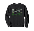 Saluton Esperanto 70S Sunset Sweatshirt - Trendy Graphic for Adults - T-Shirt, Sweatshirt, Hoodie