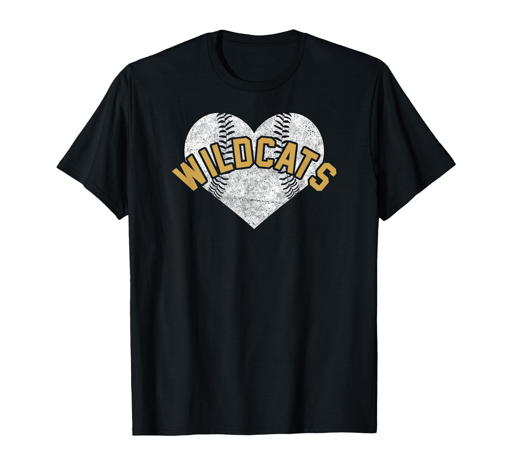 Wildcats Baseball Softball High T-Shirt - Minimalist Print Men Women - T-Shirt, Sweatshirt, Hoodie
