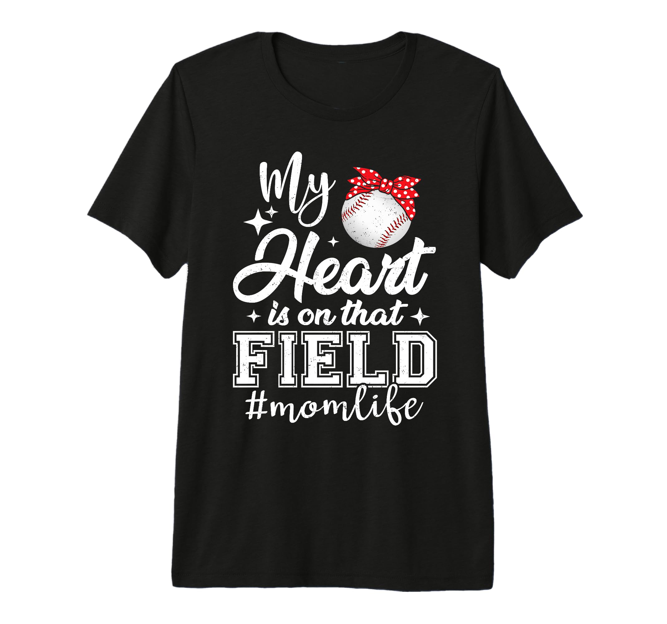My Heart Is That Field Baseball T-Shirt - Casual Everyday Wear for Adults - T-Shirt, Sweatshirt, Hoodie