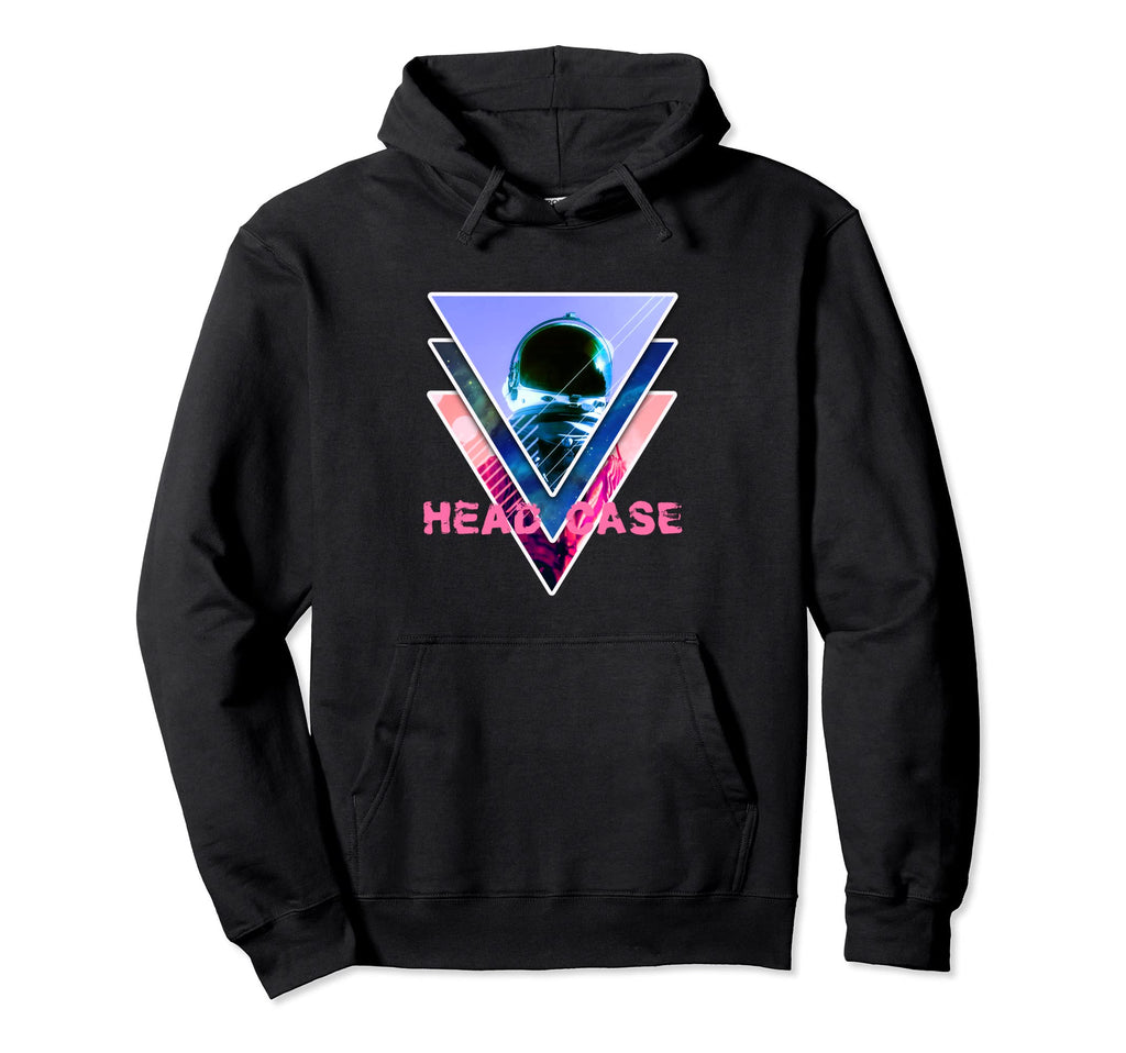 Astronaut Headcase Aesthetic Vaporwave Hoodie - Graphic Print for Adults - T-Shirt, Sweatshirt, Hoodie