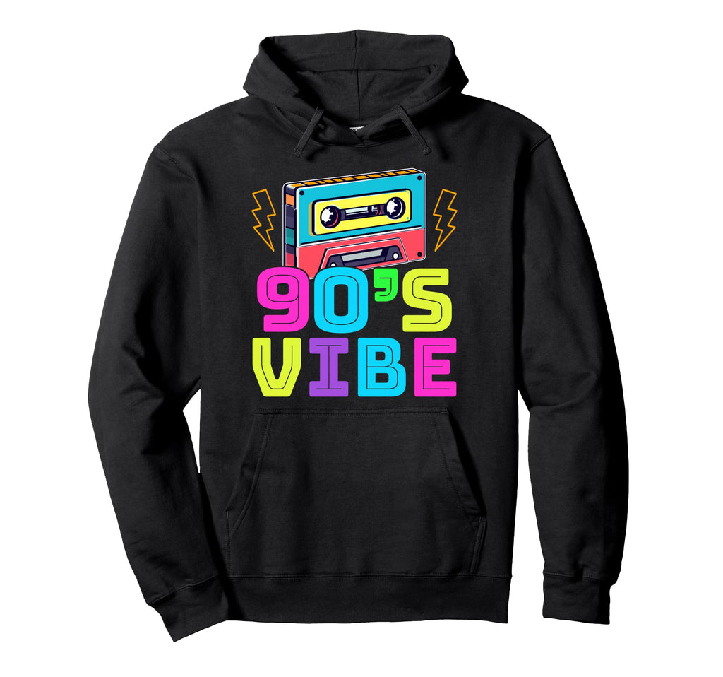 90S Vibe Cassette Tape 1990S Hoodie - Fun Novelty Design for Adults - T-Shirt, Sweatshirt, Hoodie