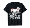 Senior Uncle Class 2026 Baseball T-Shirt - Aesthetic Graphic for Adults - T-Shirt, Sweatshirt, Hoodie