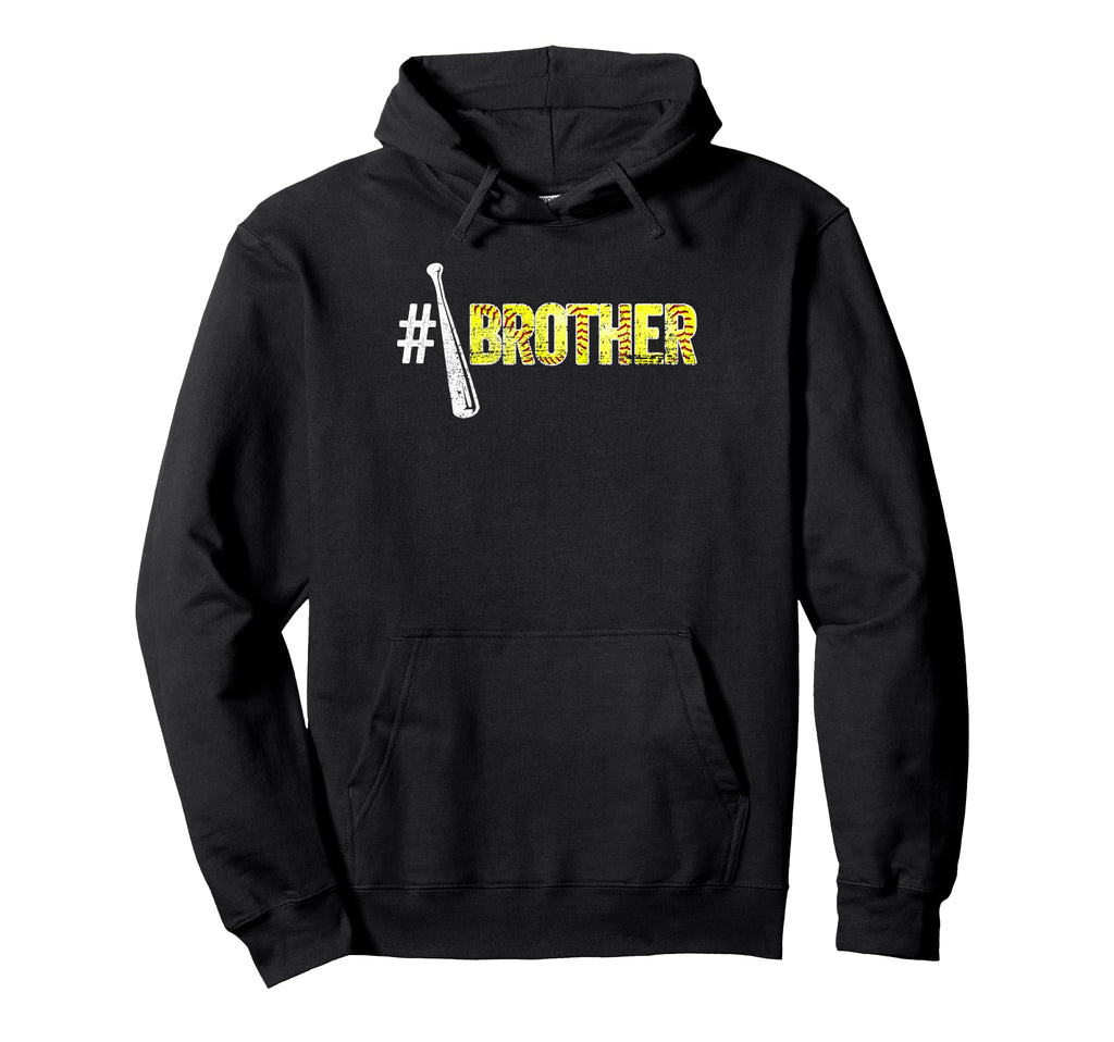 Number One Softball Brother Fathers Day Hoodie - Custom Art Print Unisex - T-Shirt, Sweatshirt, Hoodie