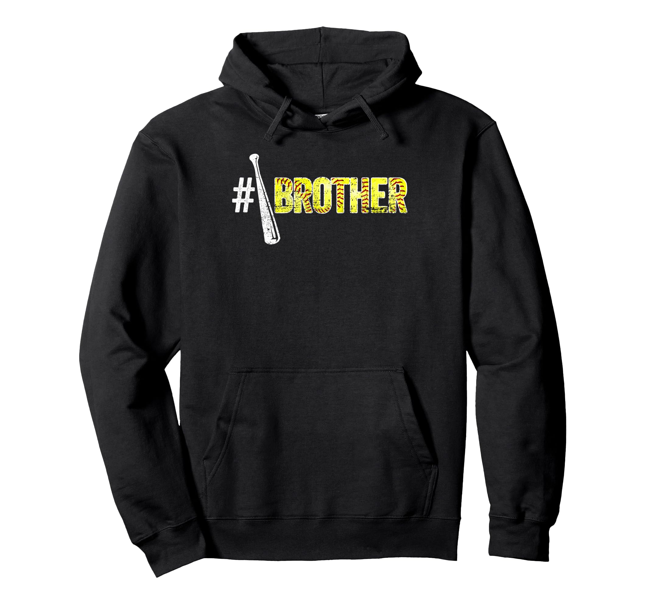 Number One Softball Brother Fathers Day Hoodie - Custom Art Print Unisex - T-Shirt, Sweatshirt, Hoodie