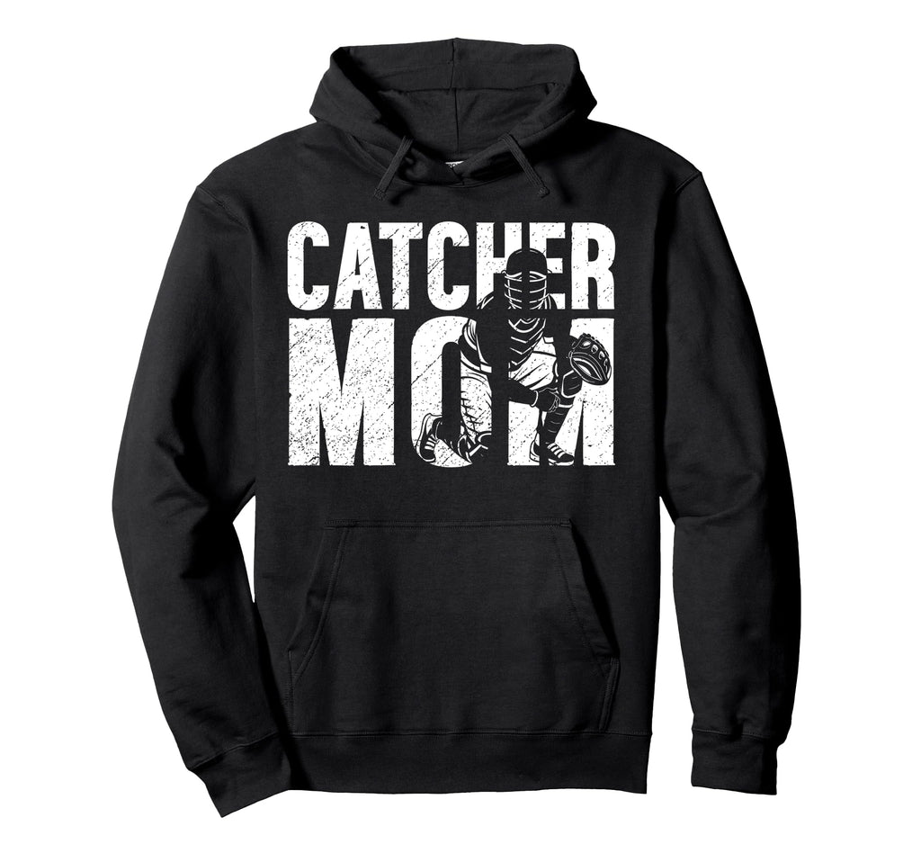 Baseball Catcher Mom Baseball Catcher Hoodie - Aesthetic Graphic Unisex - T-Shirt, Sweatshirt, Hoodie