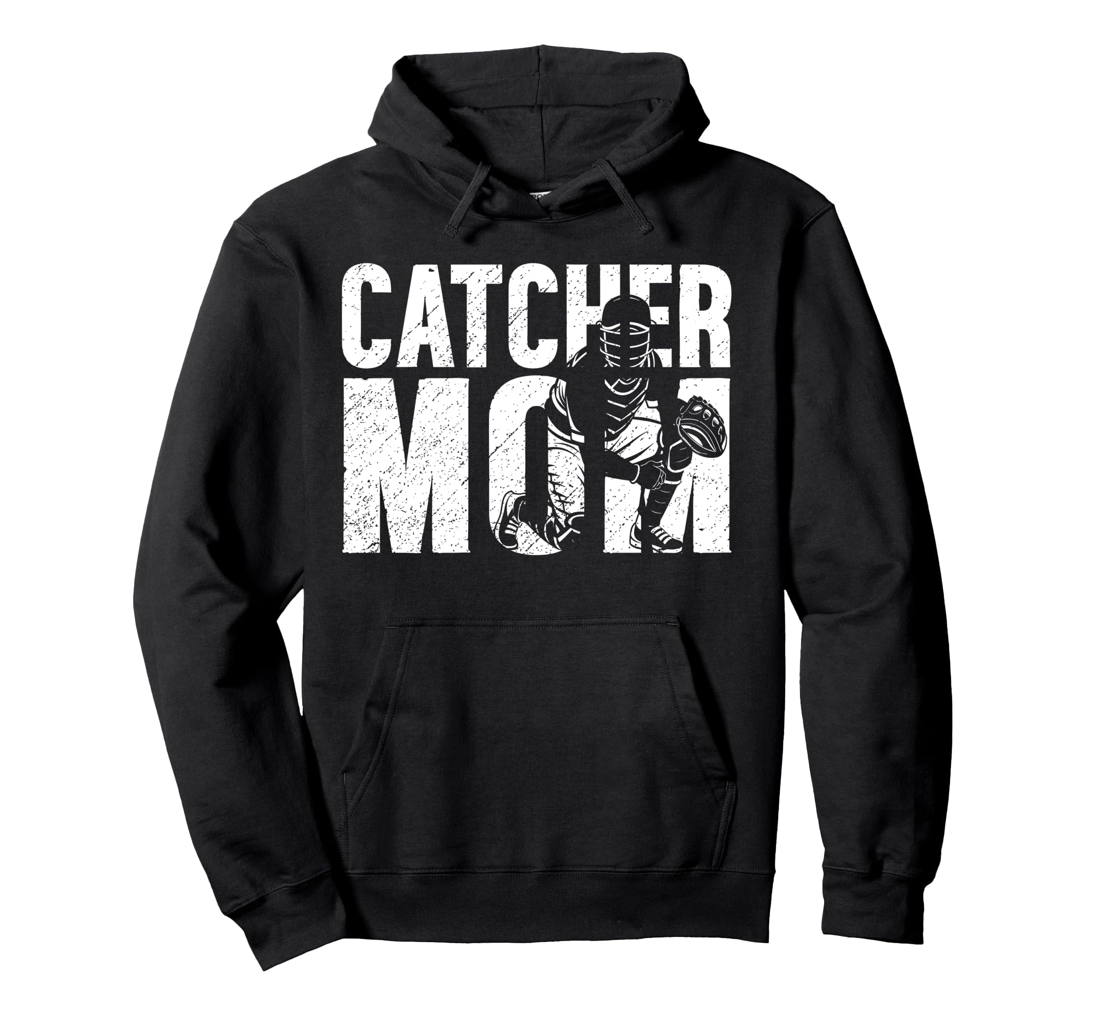 Baseball Catcher Mom Baseball Catcher Hoodie - Aesthetic Graphic Unisex - T-Shirt, Sweatshirt, Hoodie