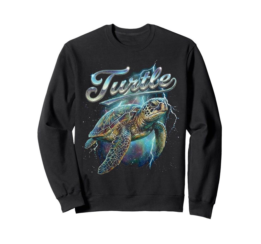 Turtle 90S Funny Sea Turtle 80S Turtle Sweatshirt - Unique Graphic Unisex - T-Shirt, Sweatshirt, Hoodie