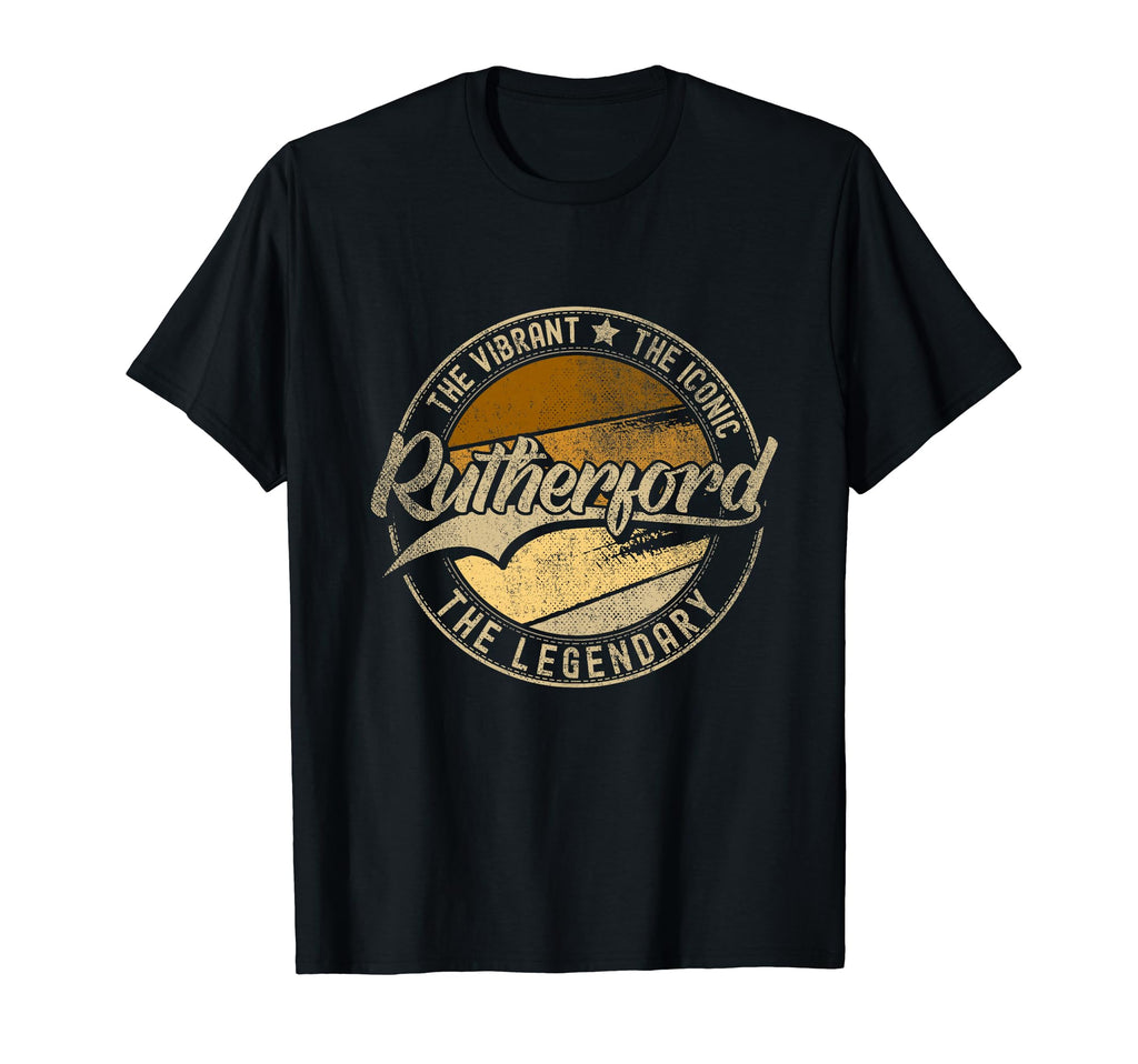 Rutherford Nj New Jersey Distressed T-Shirt - Fun Novelty Design for Adults - T-Shirt, Sweatshirt, Hoodie