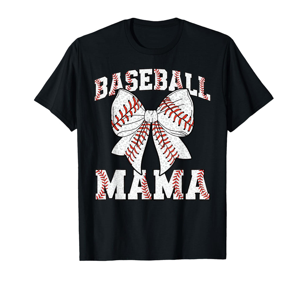 Baseball Mama Sports Mom Leopard T-Shirt - Novelty Apparel for Adults - T-Shirt, Sweatshirt, Hoodie