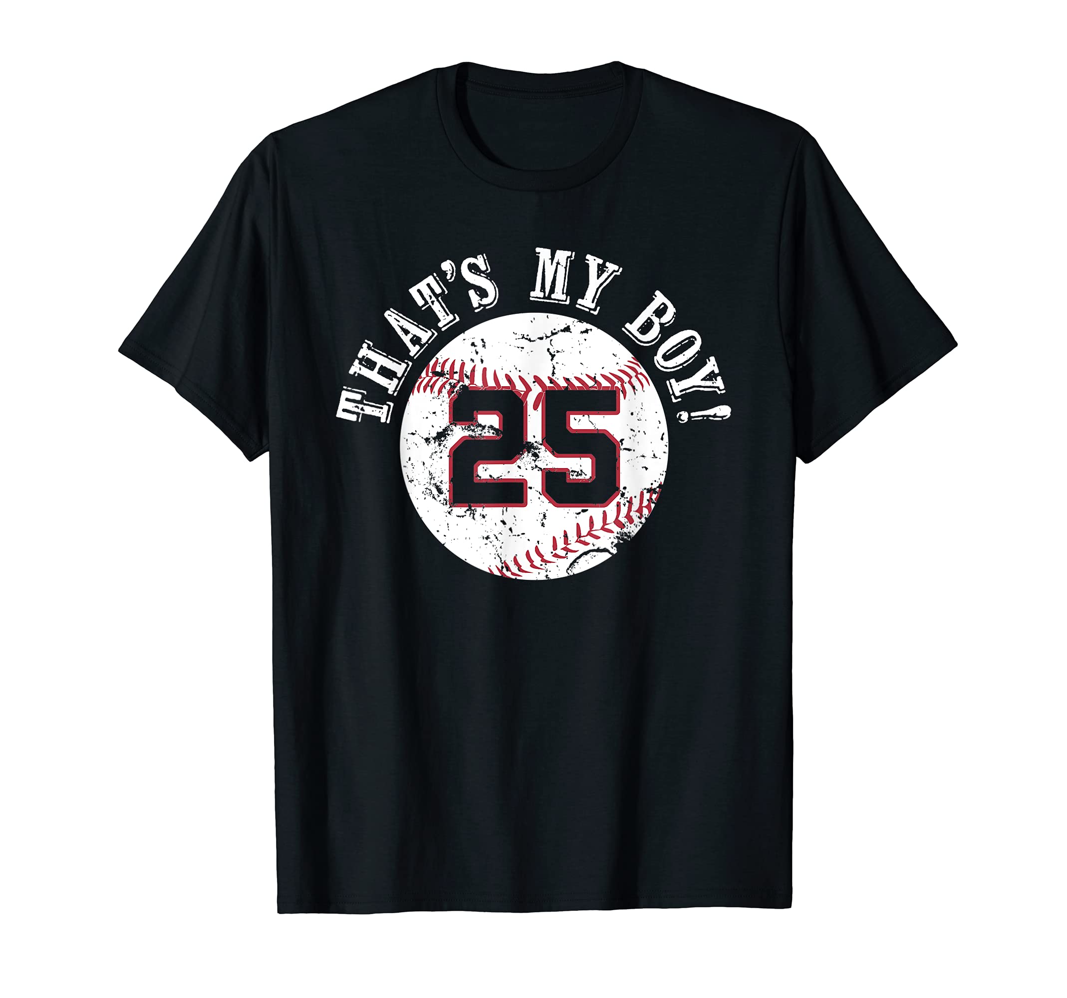 Unique Thats My 25 Baseball Player T-Shirt - Minimalist Print for Adults - T-Shirt, Sweatshirt, Hoodie