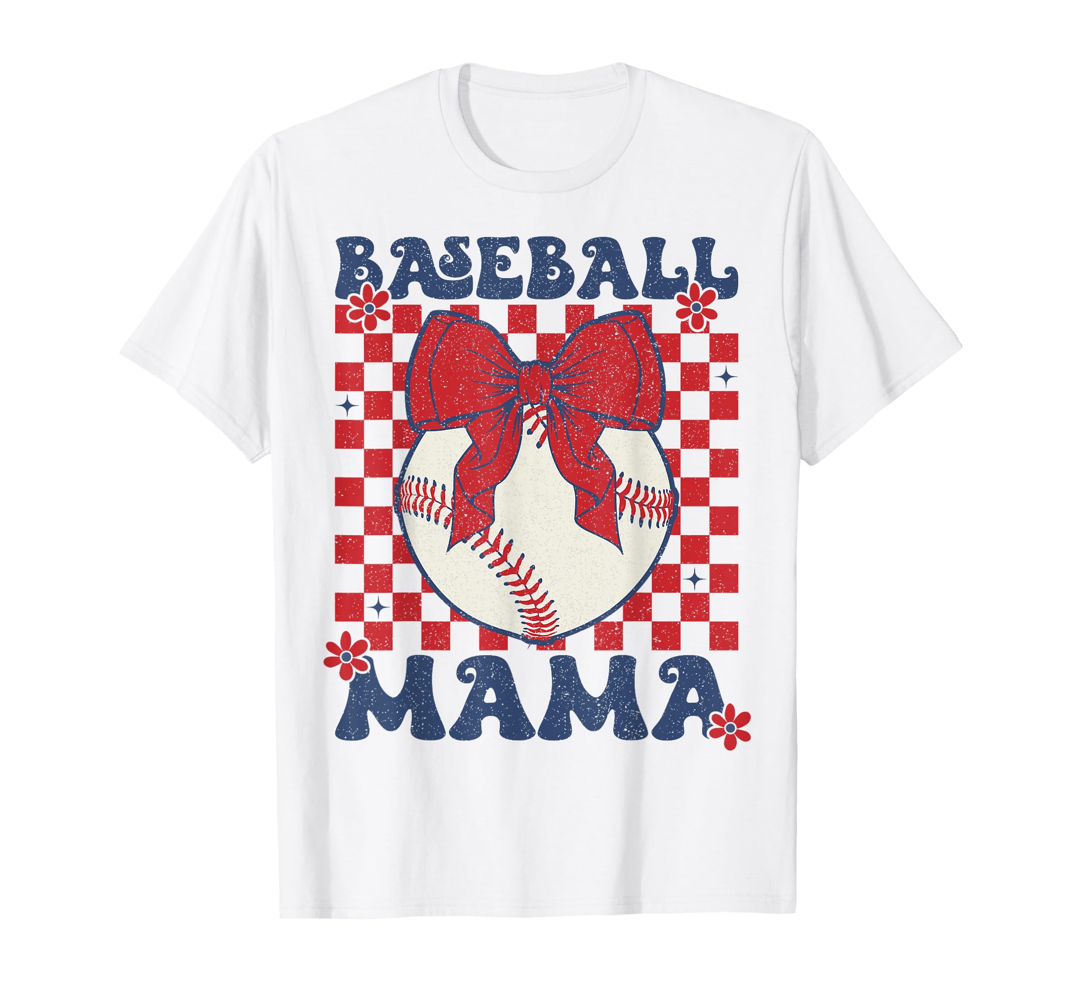 Baseball Mama Coquette Bow Game Day T-Shirt - Fun Novelty Design Men Women - T-Shirt, Sweatshirt, Hoodie
