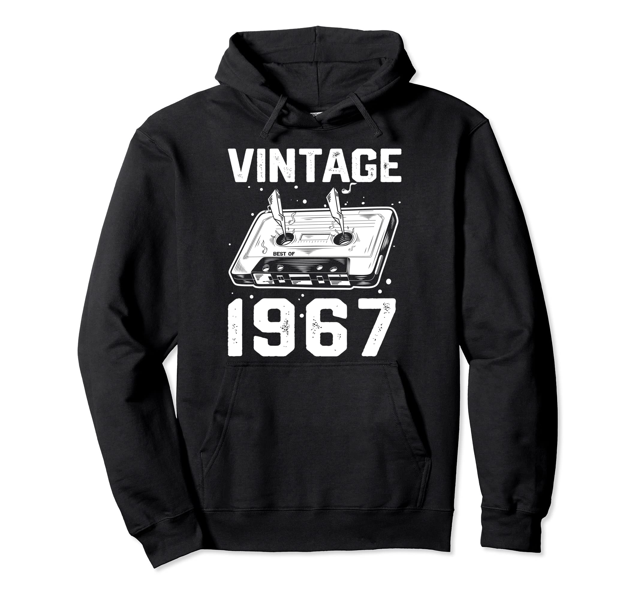 Birthday Best 1967 Bday 1967 Cassette Hoodie - Novelty Apparel Men Women - T-Shirt, Sweatshirt, Hoodie