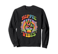Groovy Hippie Vibes Flower Power Party Sweatshirt - Graphic Print Unisex - T-Shirt, Sweatshirt, Hoodie