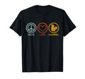 Peace Love Squirrel T-Shirt - Trendy Graphic for Adults - T-Shirt, Sweatshirt, Hoodie