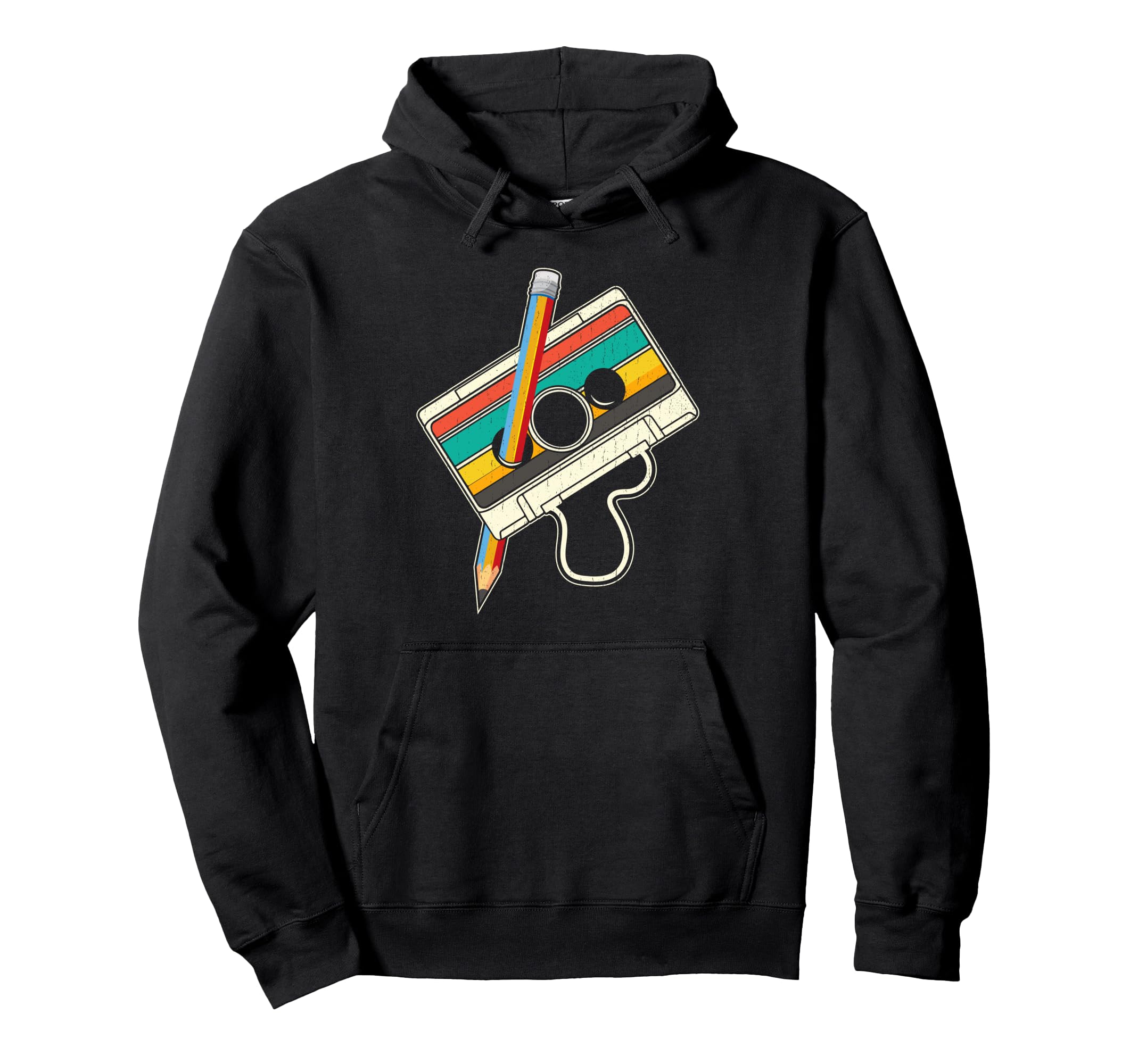 Funny Cassette Tape Hoodie - Unique Graphic Men Women - T-Shirt, Sweatshirt, Hoodie