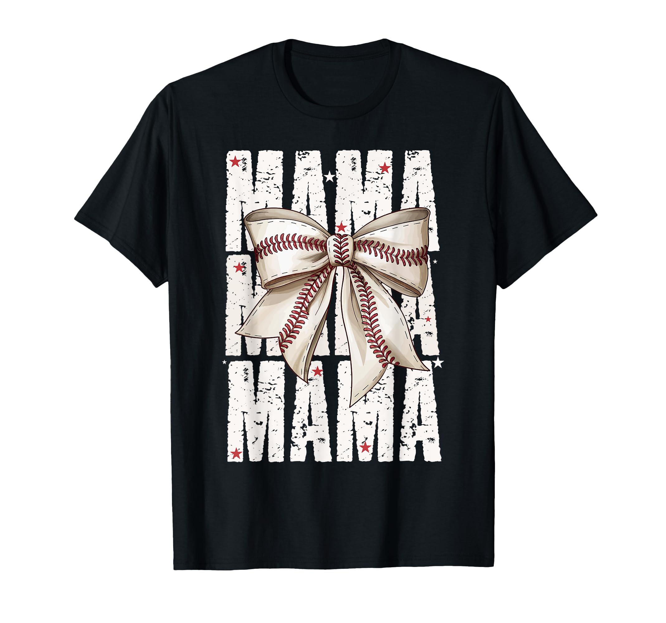 Coquette Bow Baseball Mama Mothers T-Shirt - Aesthetic Graphic Men Women - T-Shirt, Sweatshirt, Hoodie