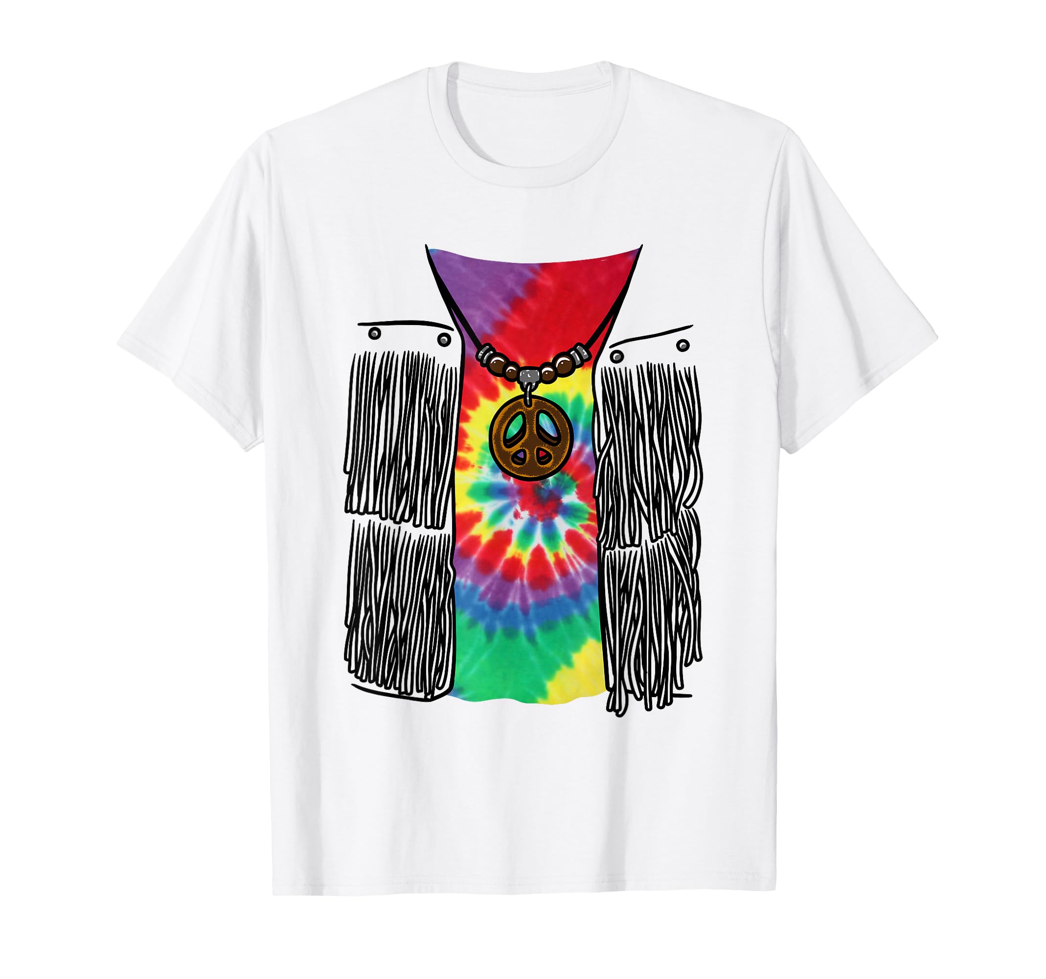 Colorful Cosplay 1970S Hippie T-Shirt - Streetwear Style Men Women - T-Shirt, Sweatshirt, Hoodie