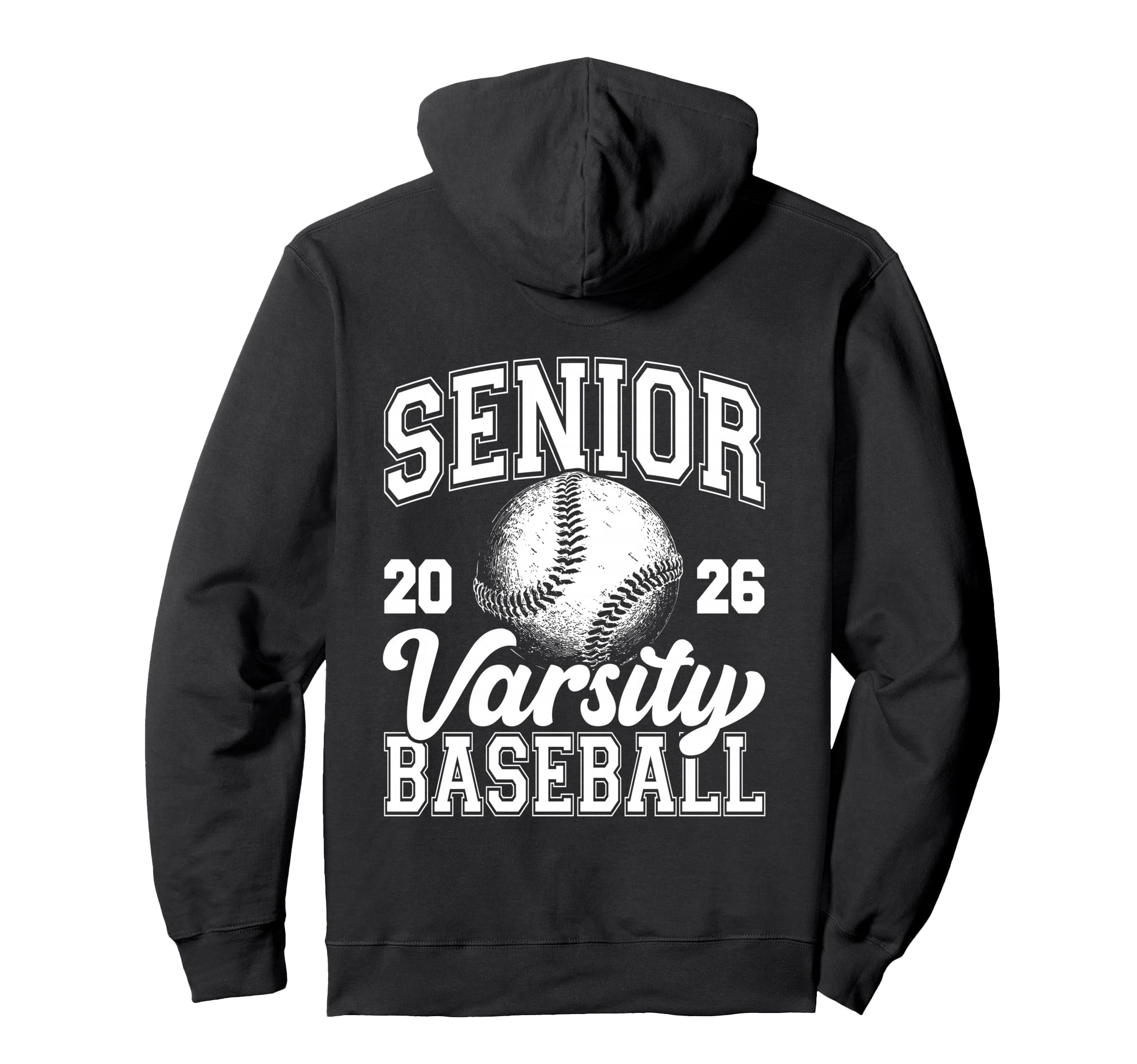Baseball Senior Class 2026 High School Hoodie - Novelty Apparel Men Women - T-Shirt, Sweatshirt, Hoodie