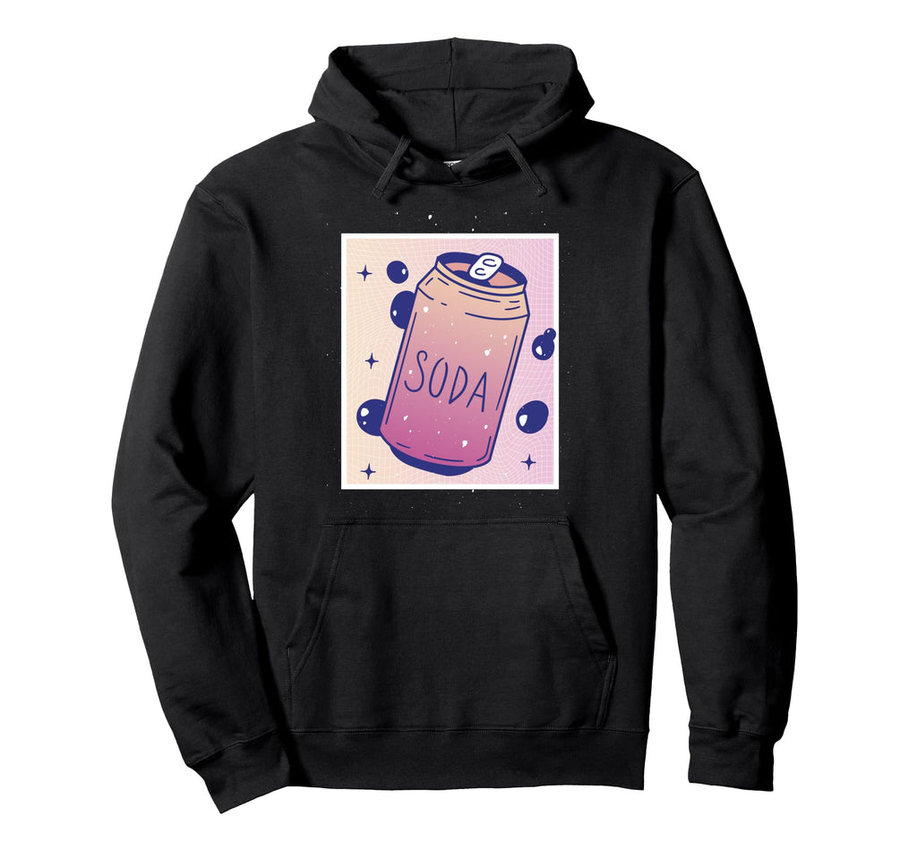 Pastel Soda Can L Japanese Vaporwave Hoodie - Trendy Graphic for Adults - T-Shirt, Sweatshirt, Hoodie
