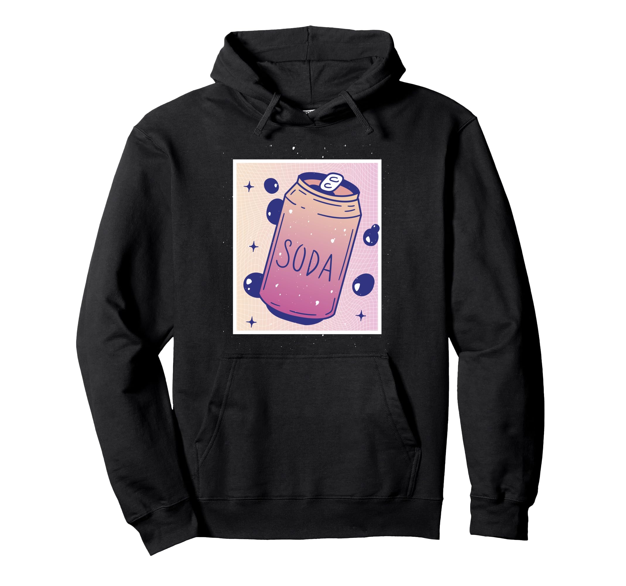 Pastel Soda Can L Japanese Vaporwave Hoodie - Trendy Graphic for Adults - T-Shirt, Sweatshirt, Hoodie