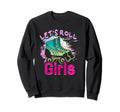 Lets Roll Who Loves Roller Skating Sweatshirt - Minimalist Print Men Women - T-Shirt, Sweatshirt, Hoodie