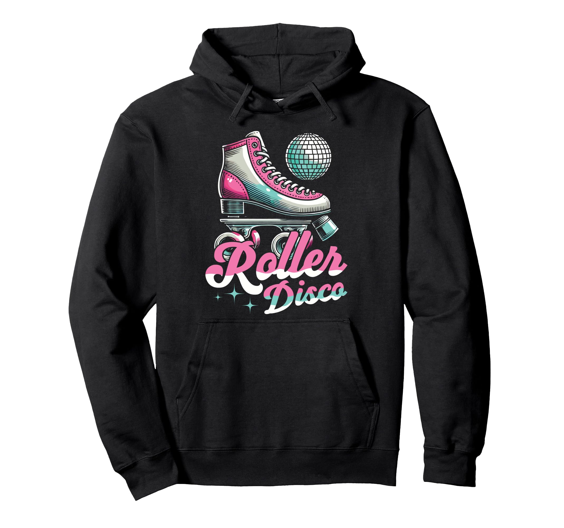Roller Skating Skate 1970S Roller Disco Hoodie - Aesthetic Graphic Unisex - T-Shirt, Sweatshirt, Hoodie