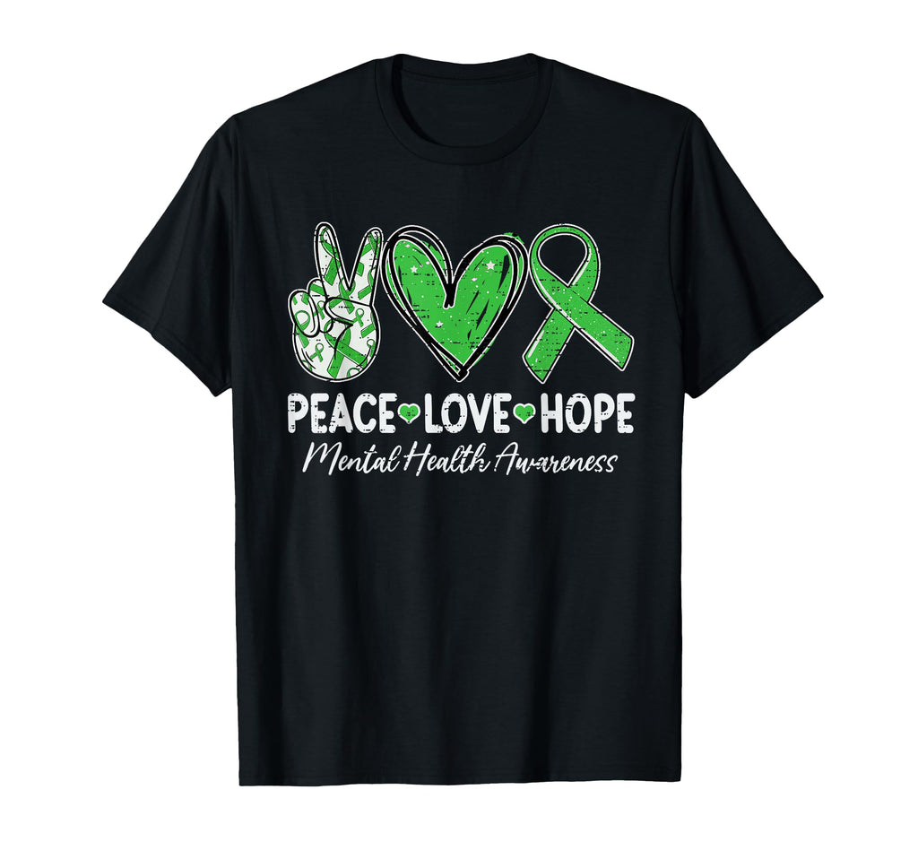 Mental Health Matters Awareness Peace T-Shirt - Aesthetic Graphic Unisex - T-Shirt, Sweatshirt, Hoodie