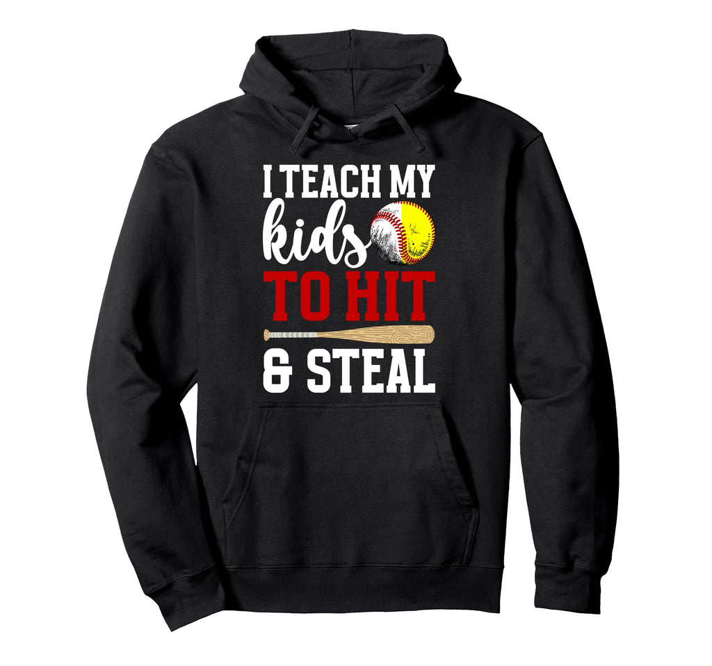 Softball Baseball Mom Funny Baseball Hoodie - Trendy Graphic Unisex - T-Shirt, Sweatshirt, Hoodie