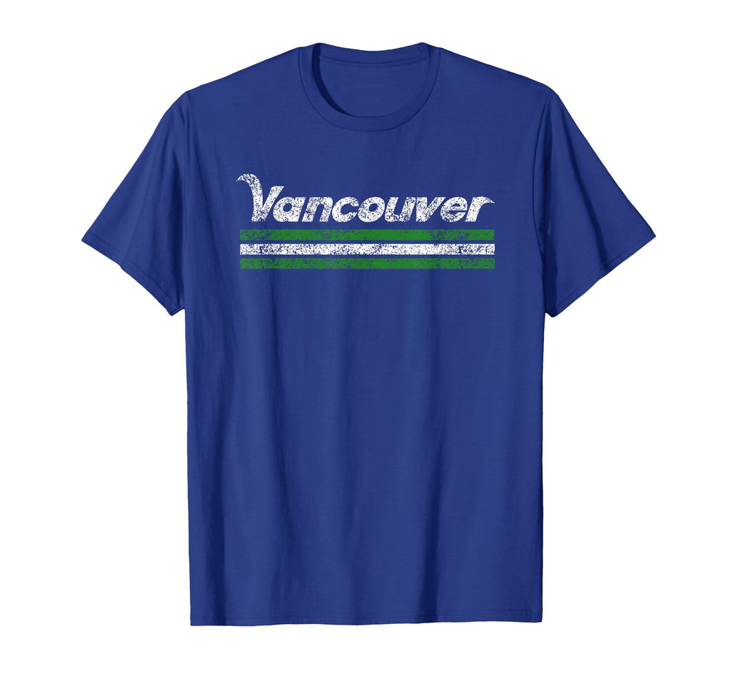 Vancouver Canada Weathered Stripe T-Shirt - Streetwear Style Unisex - T-Shirt, Sweatshirt, Hoodie