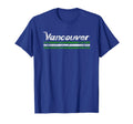 Vancouver Canada Weathered Stripe T-Shirt - Streetwear Style Unisex - T-Shirt, Sweatshirt, Hoodie