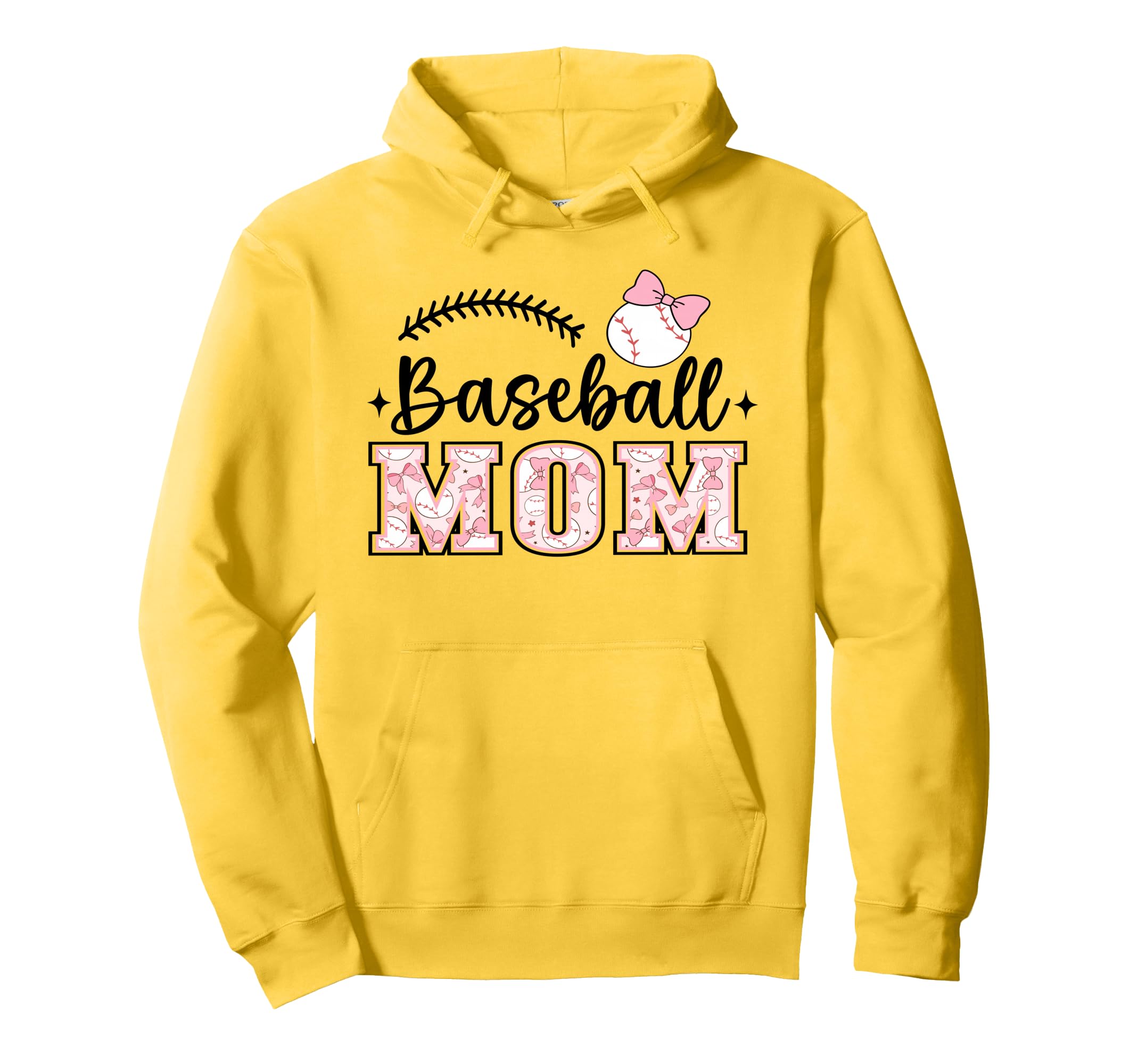 Baseball Mom Sport Coquette Aesthetic Hoodie - Aesthetic Graphic Men Women - T-Shirt, Sweatshirt, Hoodie