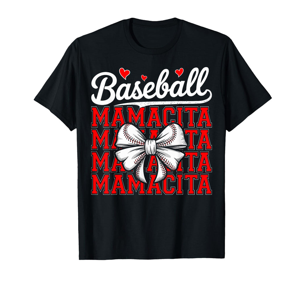 Game Day Mama Coquette Bow Baseball T-Shirt - Trendy Graphic Unisex - T-Shirt, Sweatshirt, Hoodie