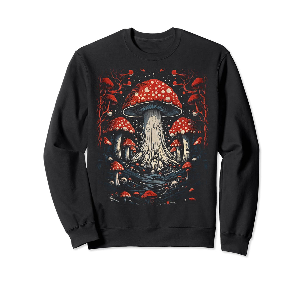 Grunge Mushroom Goth Fungi 71 Sweatshirt - Streetwear Style Men Women - T-Shirt, Sweatshirt, Hoodie