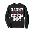 Nanny Birthday Baseball Lover First Sweatshirt - Aesthetic Graphic Unisex - T-Shirt, Sweatshirt, Hoodie
