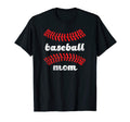 Baseball Mama Baseball Mom Ball Stitching T-Shirt - Unique Graphic Unisex - T-Shirt, Sweatshirt, Hoodie