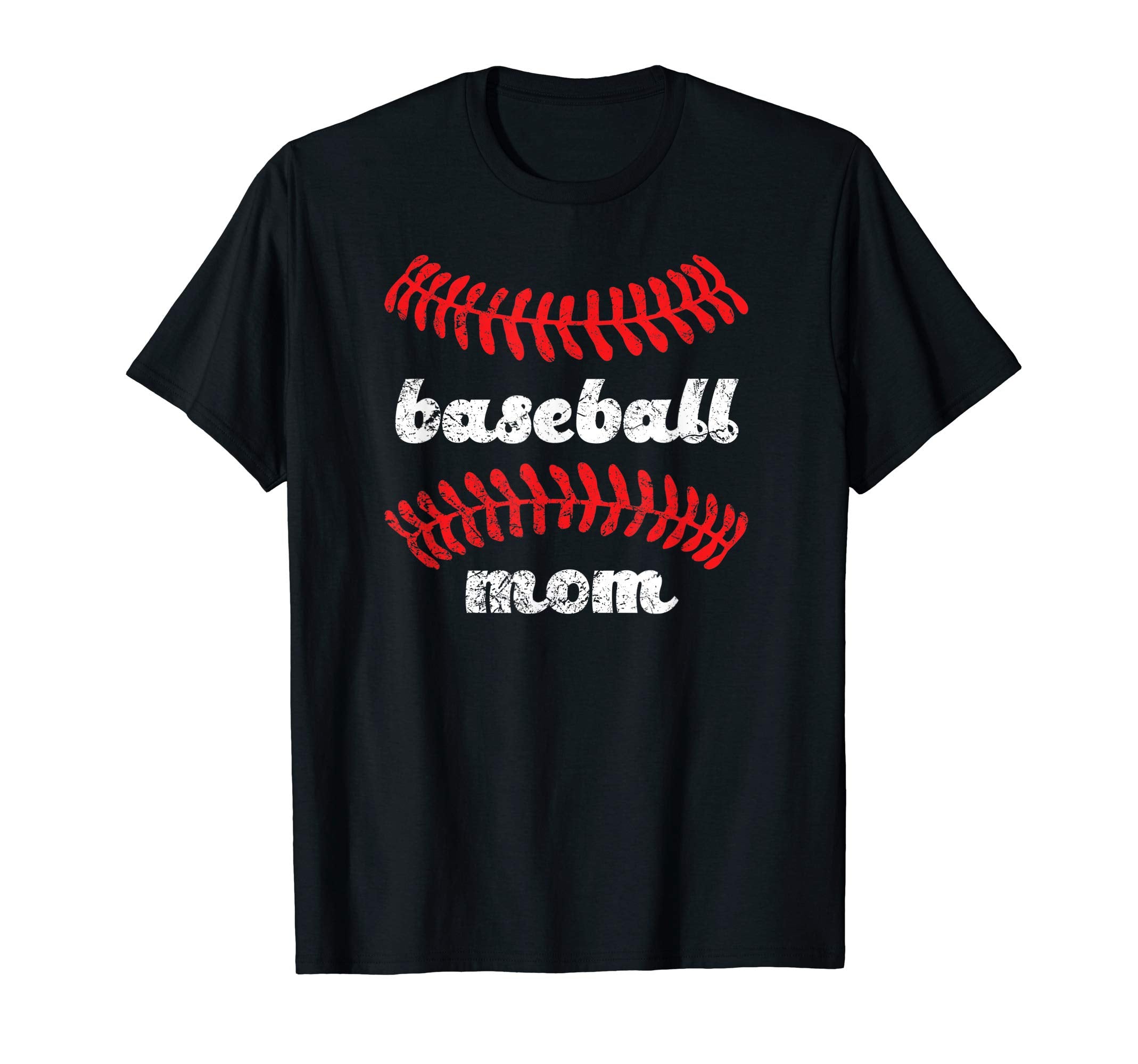 Baseball Mama Baseball Mom Ball Stitching T-Shirt - Unique Graphic Unisex - T-Shirt, Sweatshirt, Hoodie
