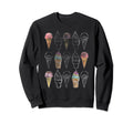 Ice Cream Cones Extra Distressed Sweatshirt - Fun Novelty Design Unisex - T-Shirt, Sweatshirt, Hoodie