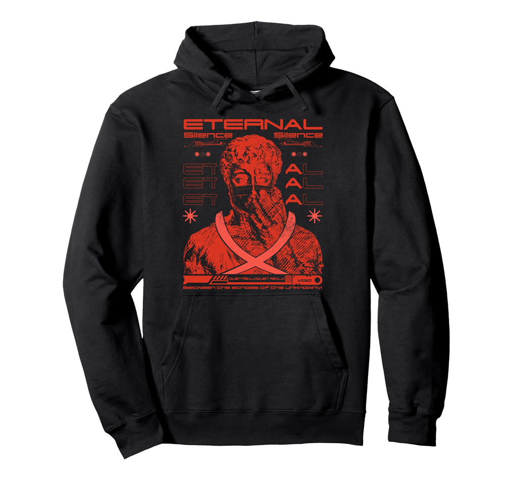 Y2K Eternal Bold Urban Graffiti Hoodie - Minimalist Print Men Women - T-Shirt, Sweatshirt, Hoodie