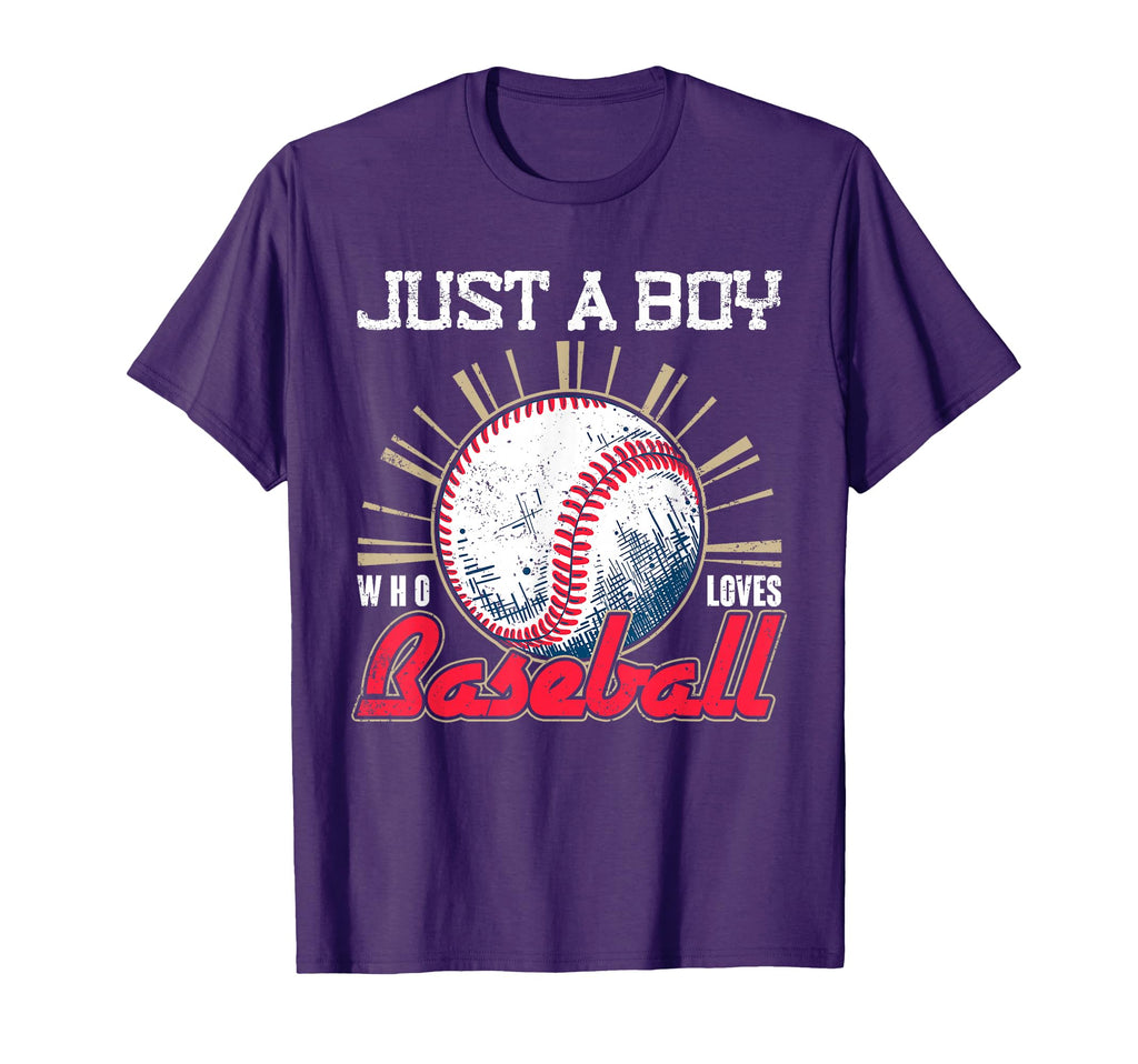 Ball Baseball Player Just Who Loves T-Shirt - Unique Graphic Unisex - T-Shirt, Sweatshirt, Hoodie