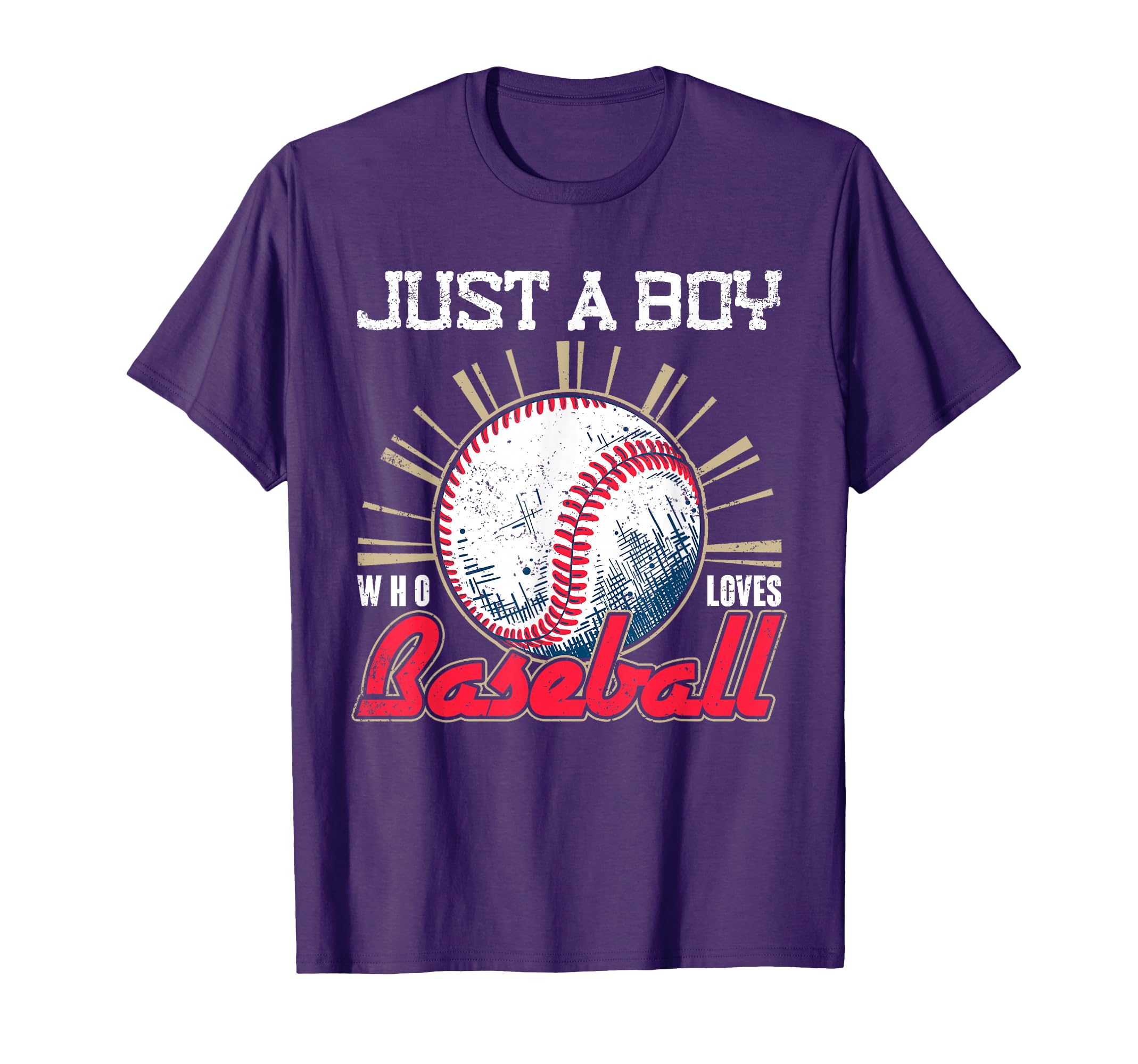 Ball Baseball Player Just Who Loves T-Shirt - Unique Graphic Unisex - T-Shirt, Sweatshirt, Hoodie
