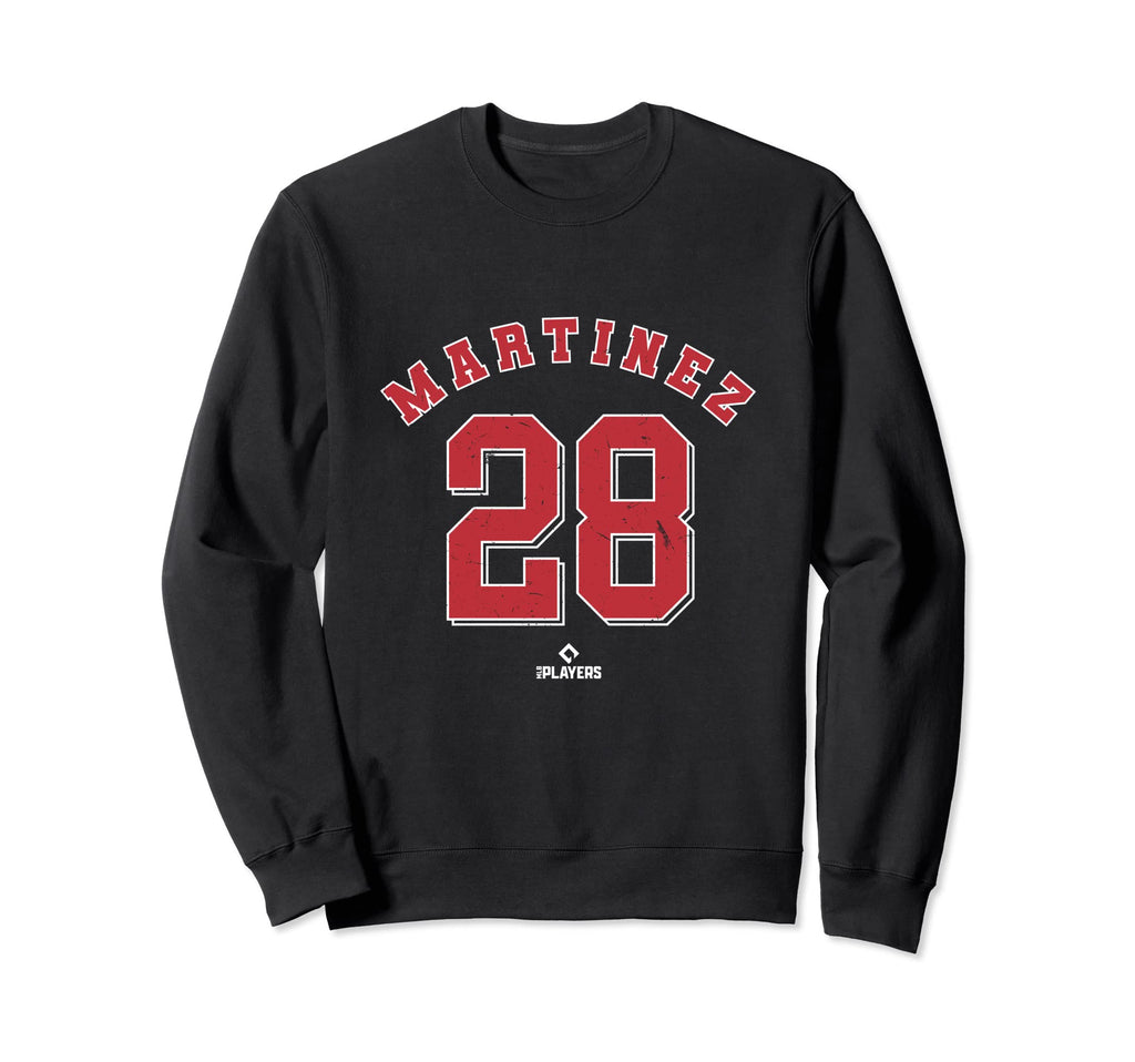 Jd Martinez 28 Boston Mlbpa Baseball Sweatshirt - Minimalist Print Unisex - T-Shirt, Sweatshirt, Hoodie