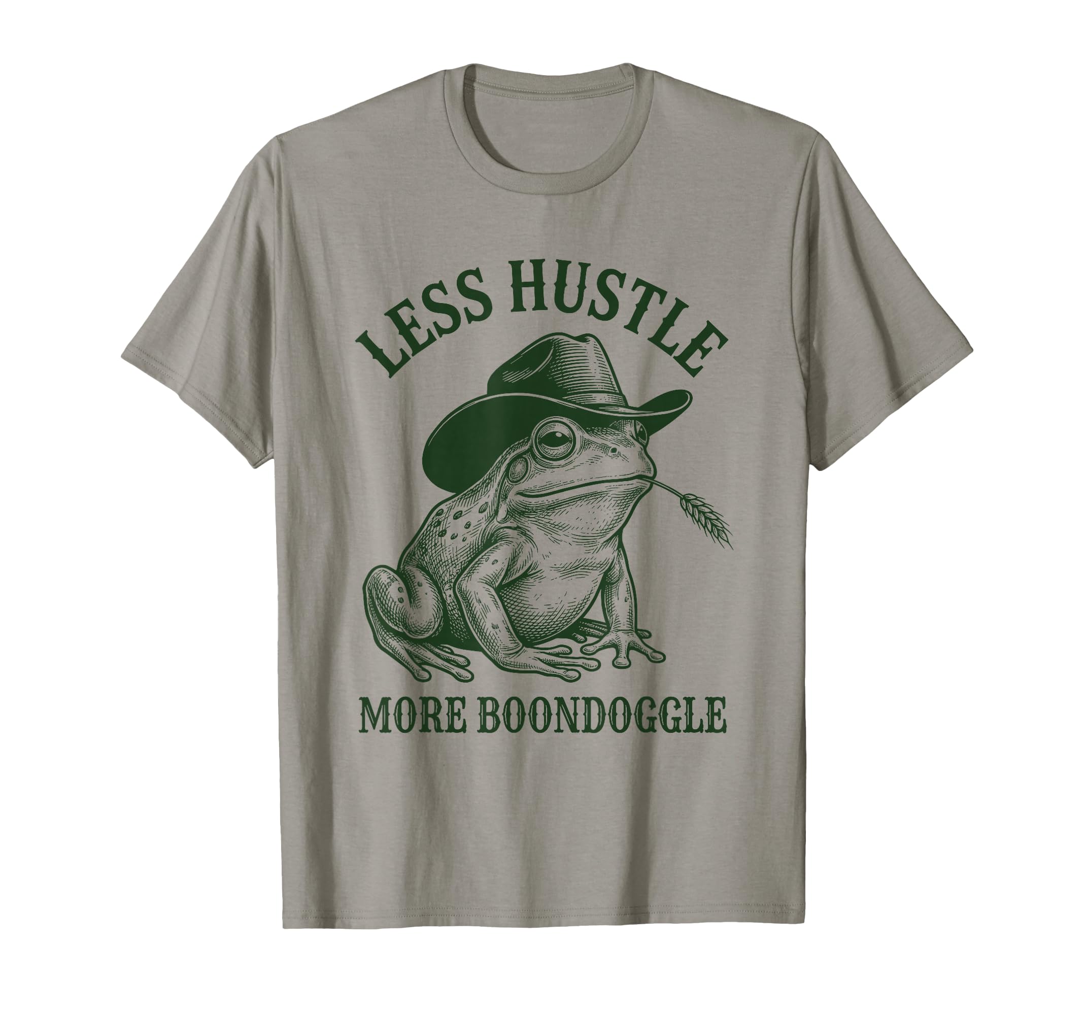Less Hustle More Boondoggle Funny T-Shirt - Minimalist Print Men Women - T-Shirt, Sweatshirt, Hoodie
