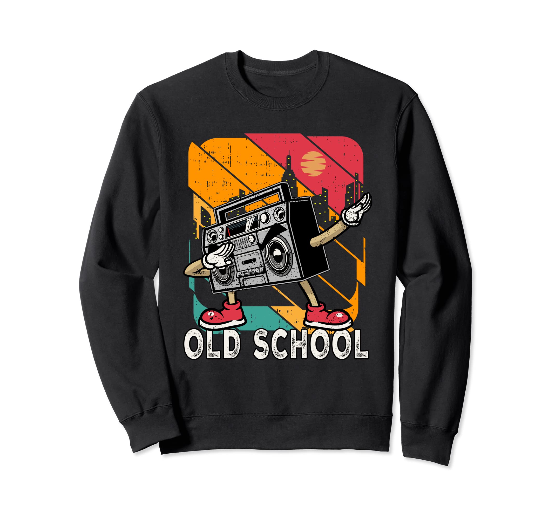 Ghetto Blaster 80S 90S Hip Hip Sweatshirt - Casual Everyday Wear Men Women - T-Shirt, Sweatshirt, Hoodie