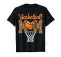 Basketball Mom Leopard Mom Basketball T-Shirt - Trendy Graphic Men Women - T-Shirt, Sweatshirt, Hoodie