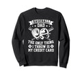 Funny Baseball Dad Only Thing I Throw Sweatshirt - Graphic Print Men Women - T-Shirt, Sweatshirt, Hoodie