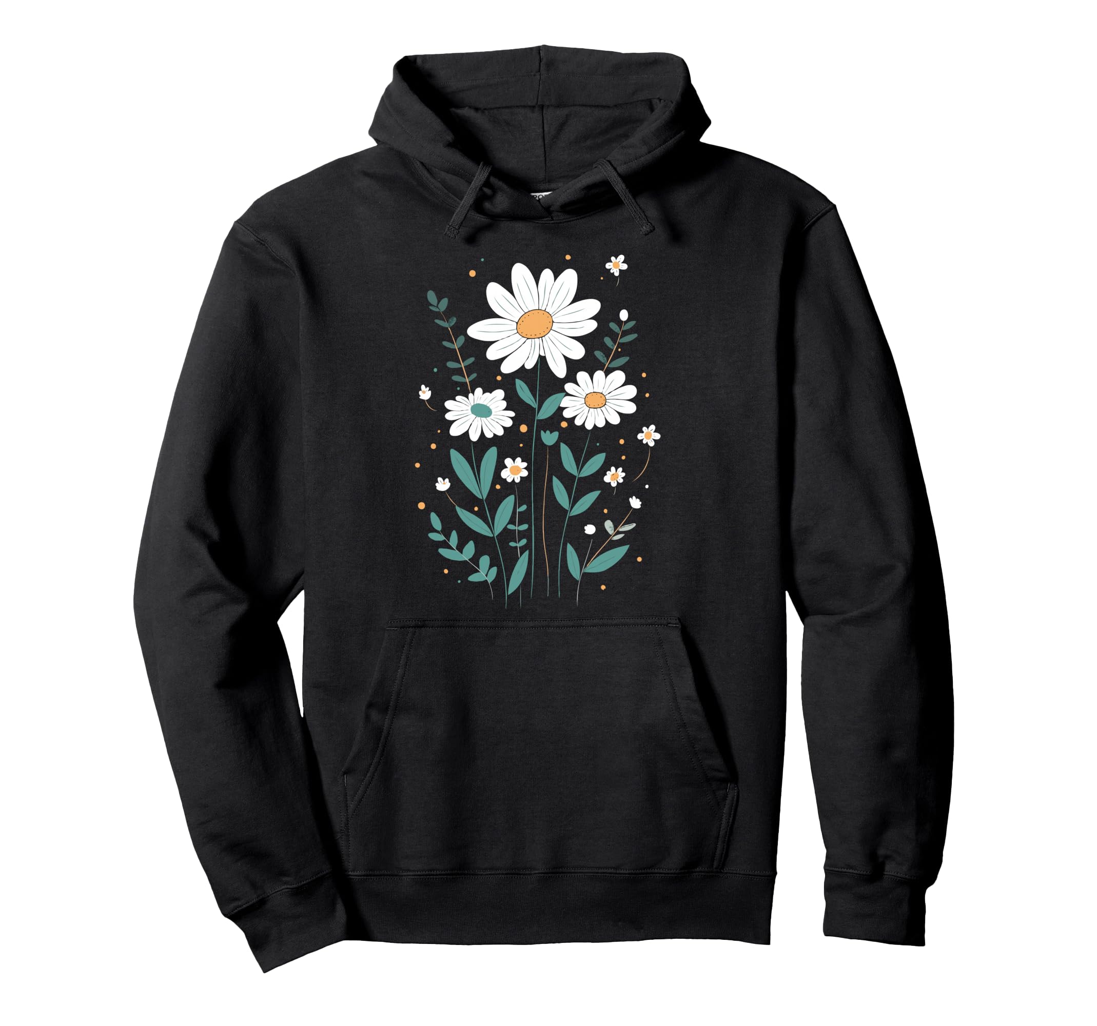 Wildflowers Flowers Pattern Summer Spring Hoodie - Streetwear Style Unisex - T-Shirt, Sweatshirt, Hoodie