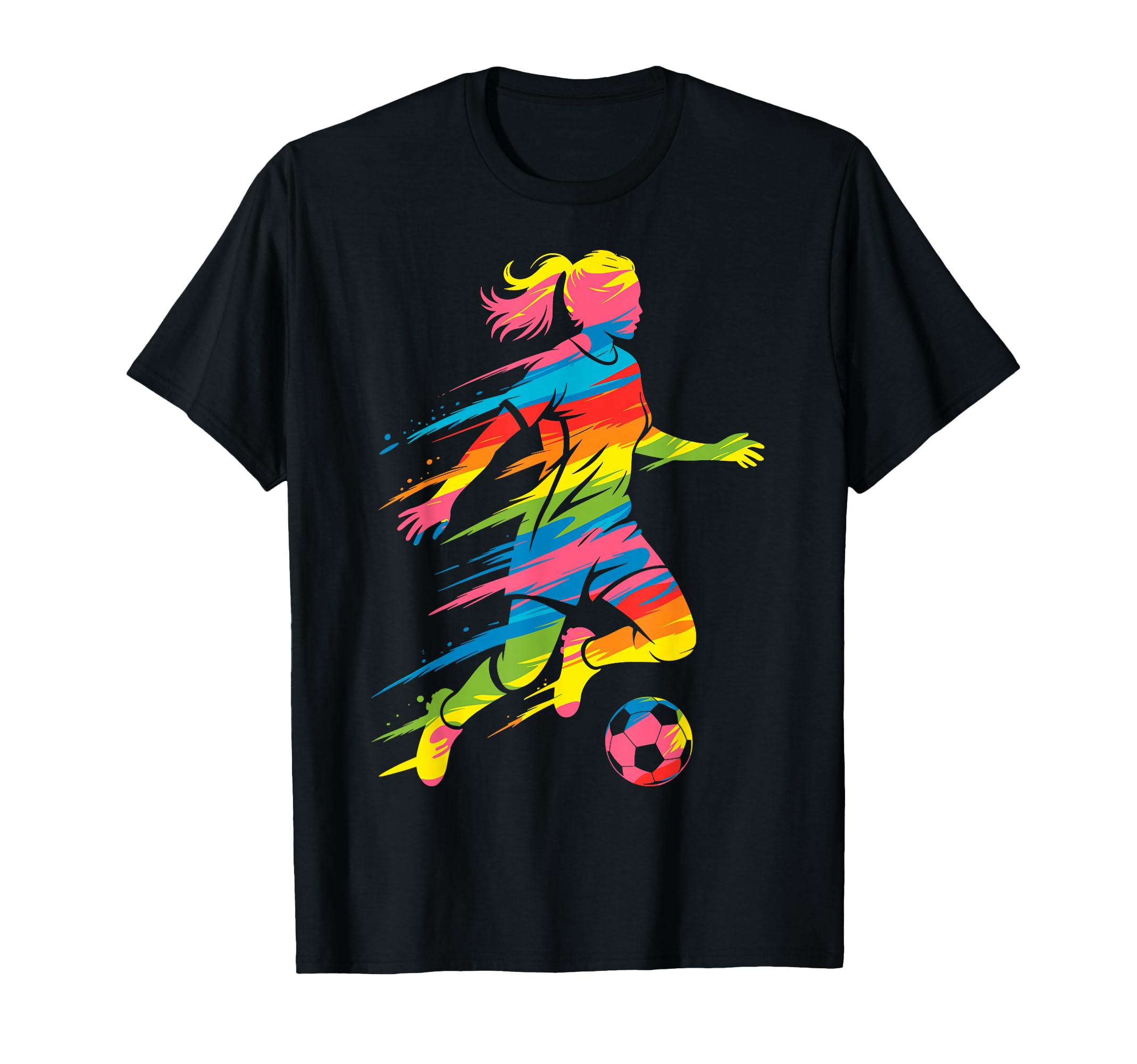 Colorful Funny Soccer Fan Dad Mom T-Shirt - Novelty Apparel for Adults - T-Shirt, Sweatshirt, Hoodie