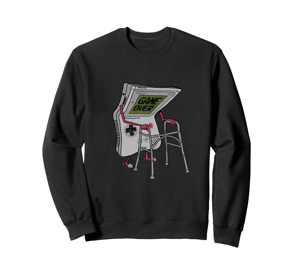 Keeping It Old School Gamer 80S 90S Sweatshirt - Graphic Print Men Women - T-Shirt, Sweatshirt, Hoodie